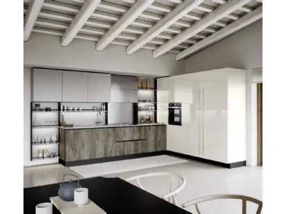 Cucina Moderna angolare Trend Maniglia Home 01 di Forma Cucine